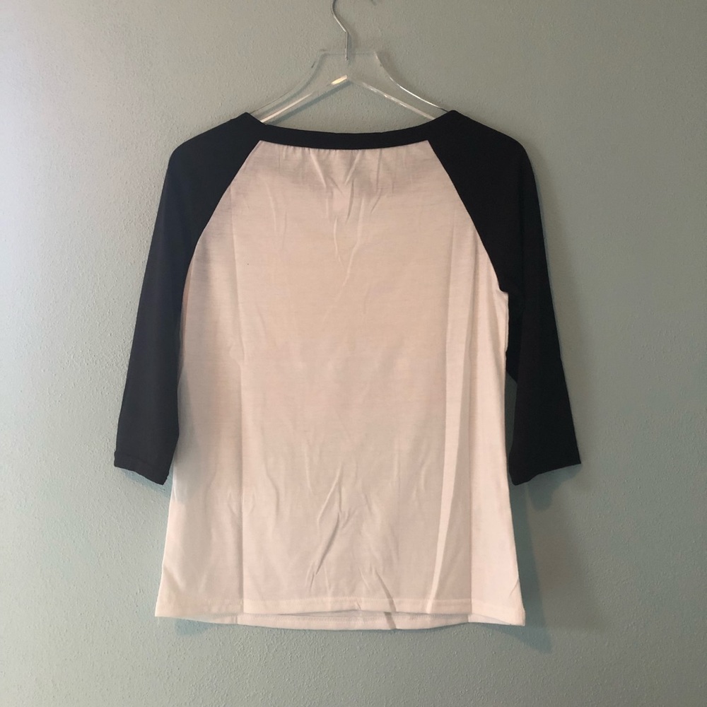 Boutique | thankful, grateful blessed baseball tee - Picture 4 of 4